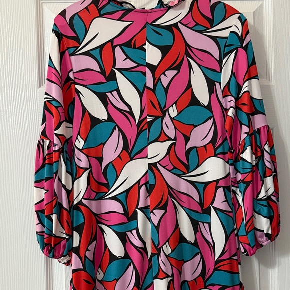 Zadie B's Adele Ruffled Maxi dress - Colorful Leaf Print - Picture 6 of 6